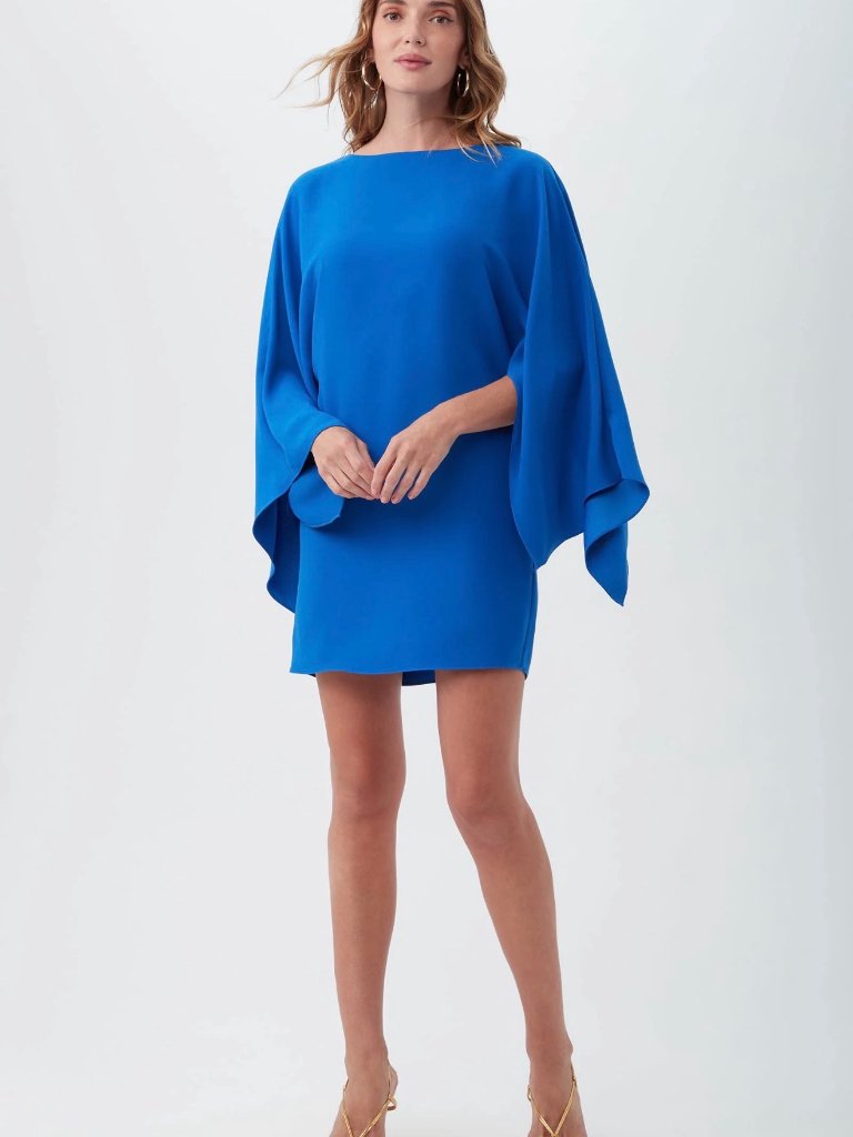 Trina Turk Dairuiri Dress Blue Size Small